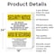 Signmission No Drugs Dealers Weapons Bilingual OSHA Security Notice Sign, Aluminum, 18in W x 24in L, 2PK OS-2PACK-SN-A-1824-L-11598 - alternate 2